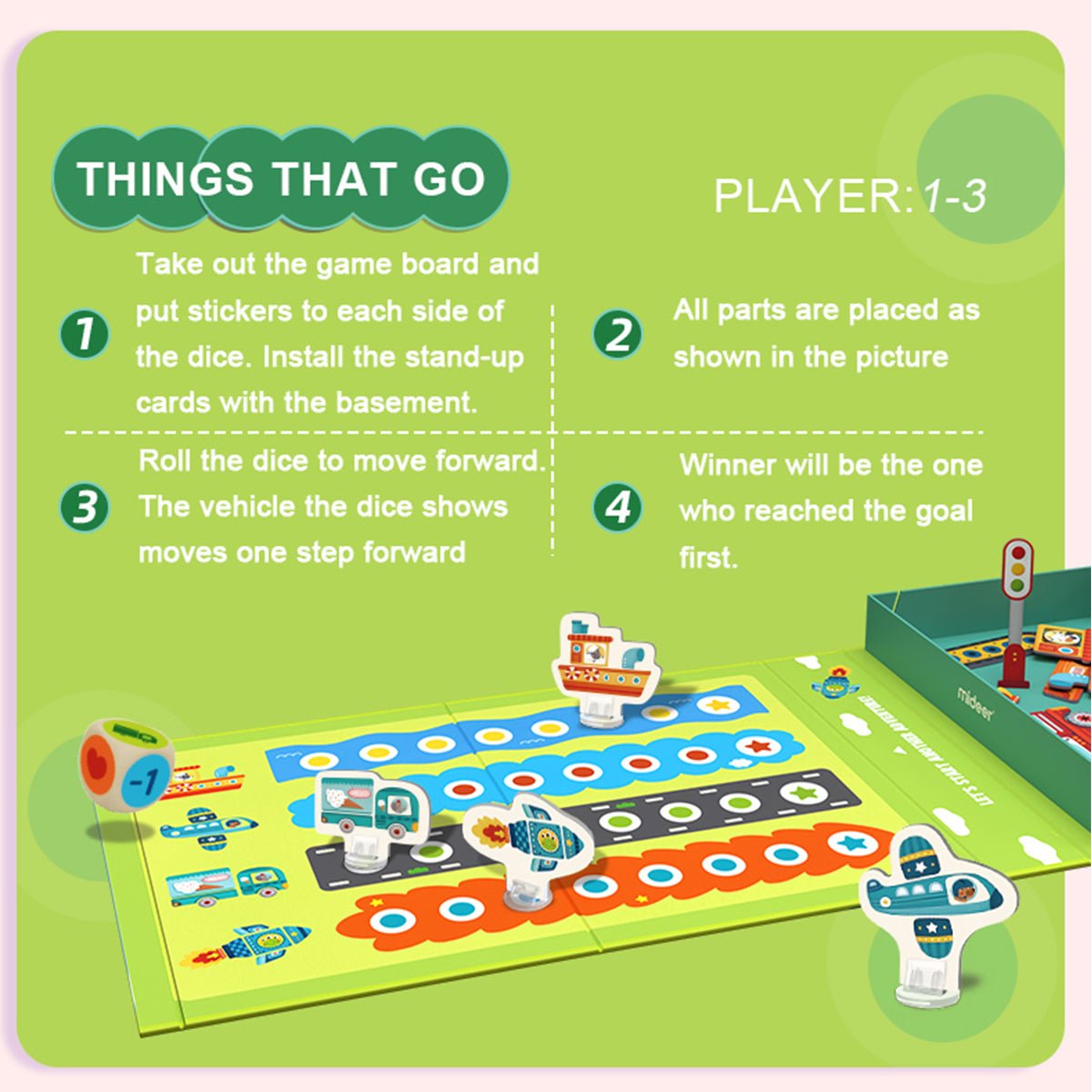 Things That Go Magenetic Playset-3