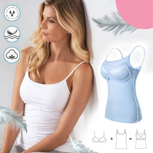 CamiTop® – topp med inbyggd BH och justerbara band