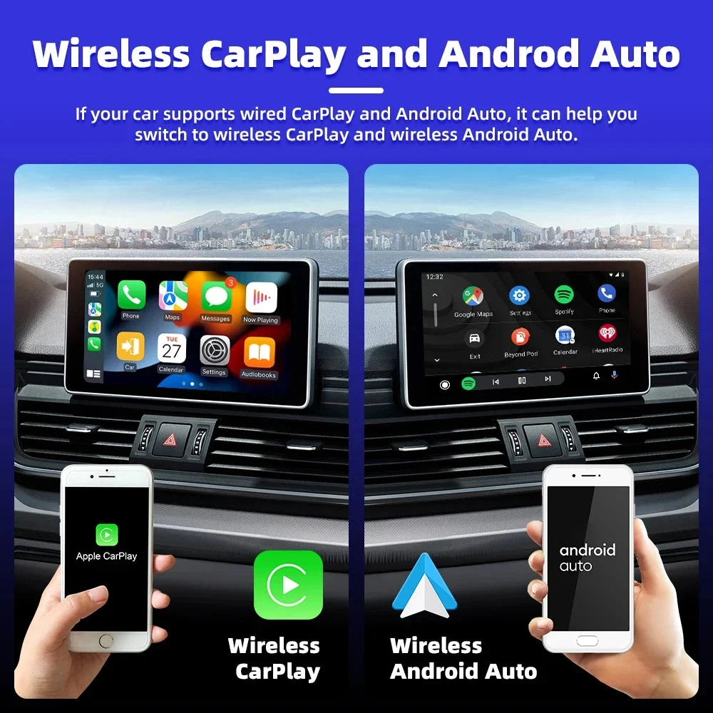 Trådlös Apple CarPlay & Android Auto Adapter