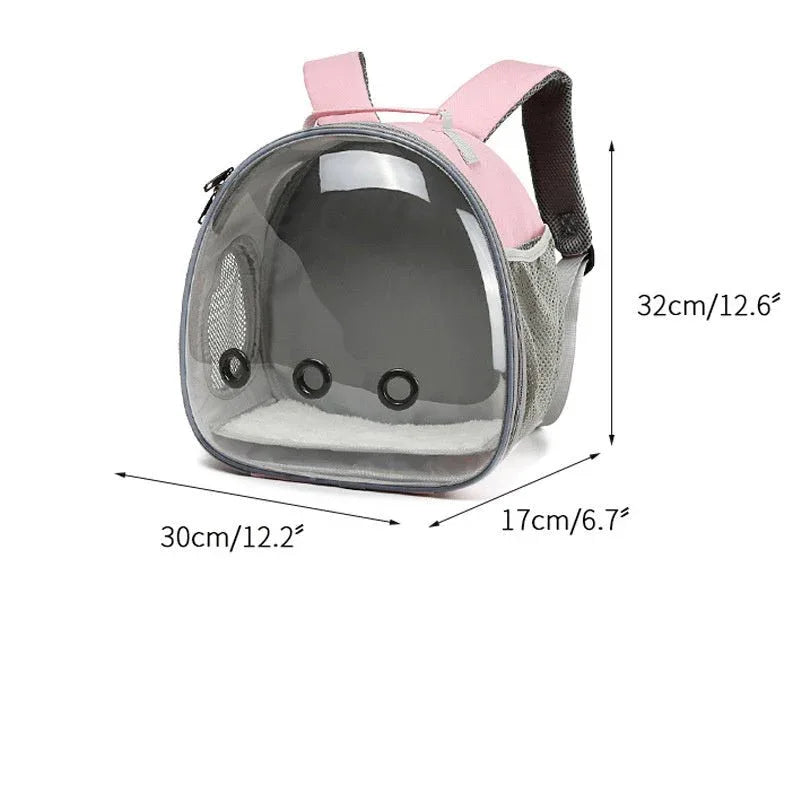Transparent Dog Cat Pet Carrier Backpack