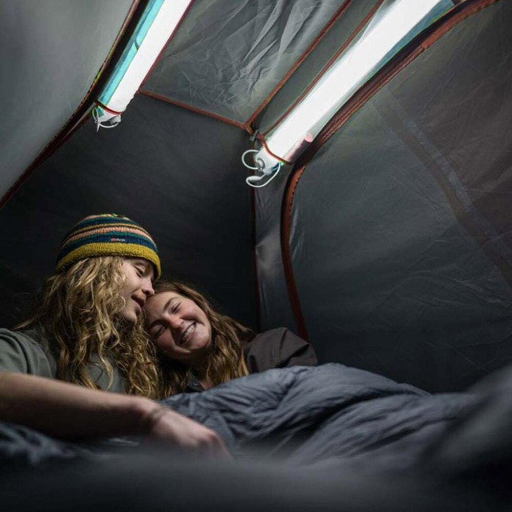 Uppblåsbar Campinglampa – Smart och Portabel Belysning för Alla Äventyr - USB