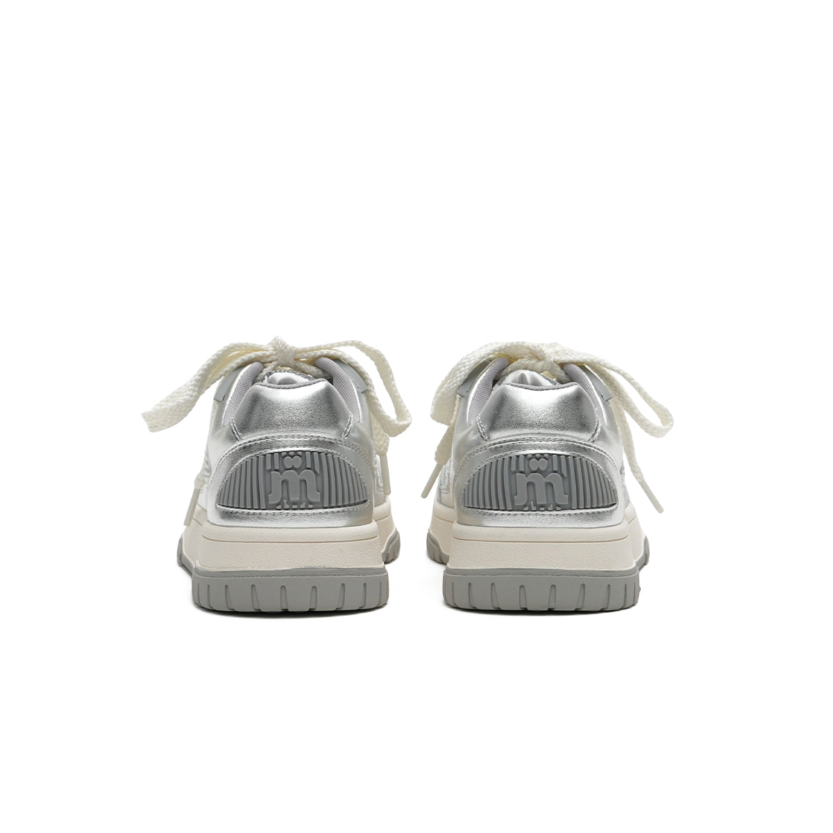 Versatile Silver Tennis Sneakers-2