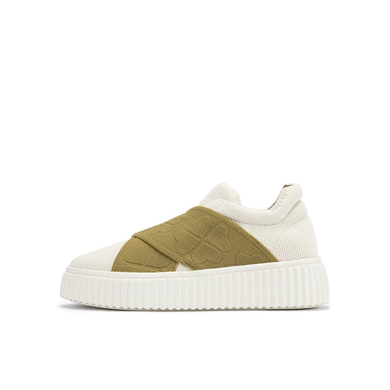 Versatile Thick Soled Breathable Casual Sneakers-0