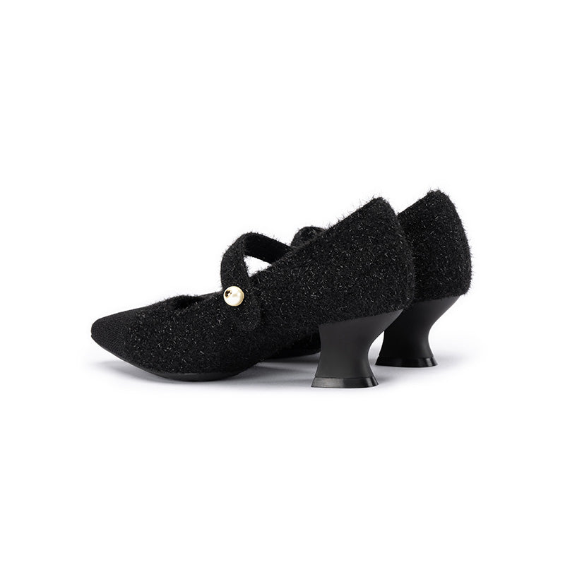 Vintage Shallow Mary Jane Heels-2