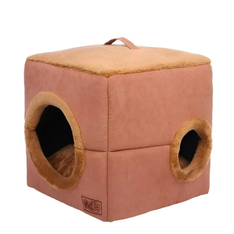 Warm Square Dog House