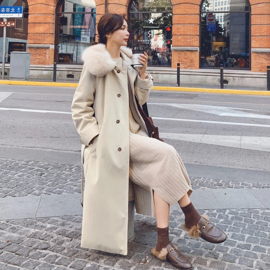 Warm & Thick Cotton Jacket Coat For Women
