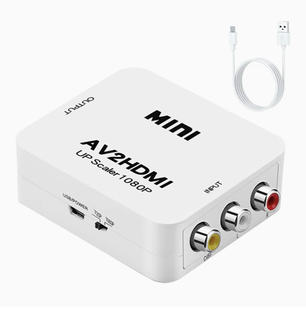 1080P HDMI to RCA AV Converter Adapter