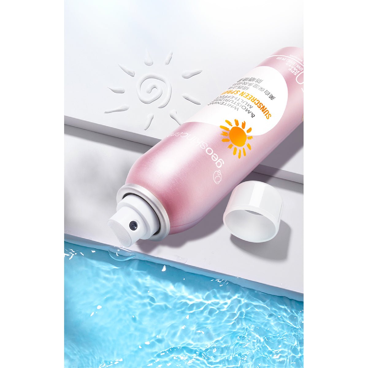Whitening & Moisturizing Multi-effect Sunscreen Spray 120ml (50SPF PA+++ UVA UVB Plus)-2