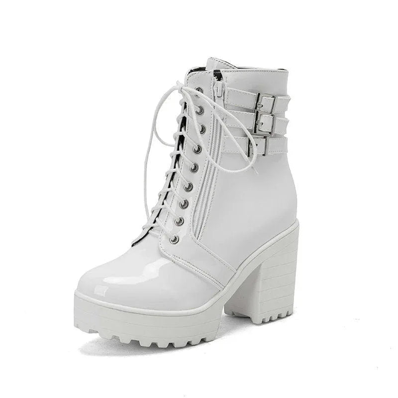 Women's High Heeled Autumn And Winter Boots